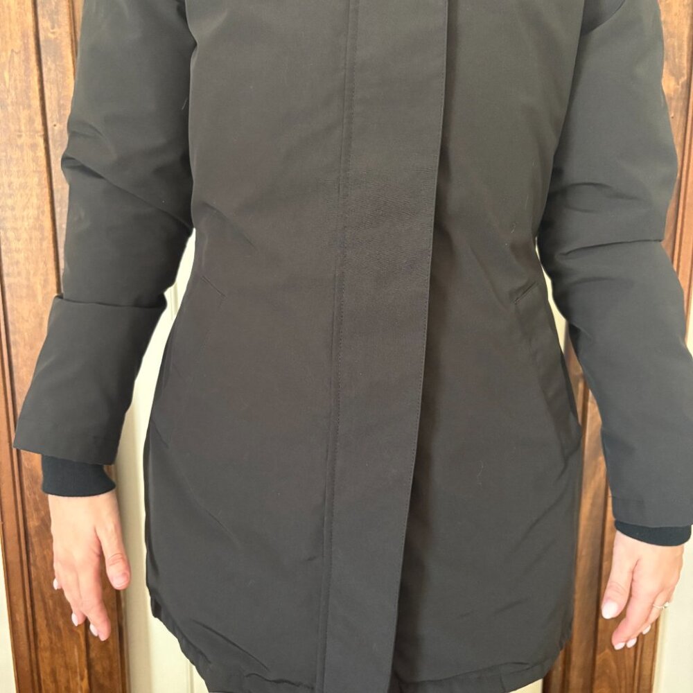 CANADA GOOSE 3037L VICTORIA Down Parka Heritage Jacket Detach Fur Hood Coat L - Picture 4 of 10